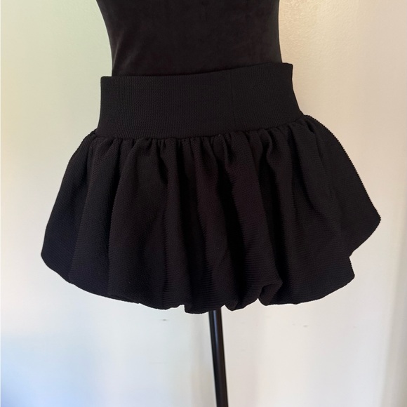 PatBO Black Mini Skirt - Picture 1 of 3